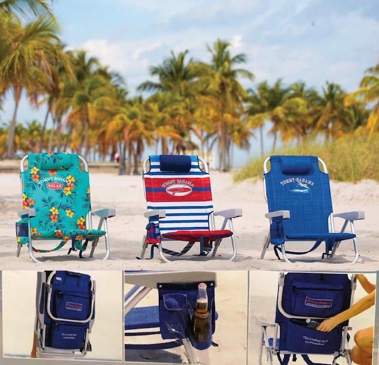 Beach chairs stripes tommy bahama 2 backpack 2021 outlet