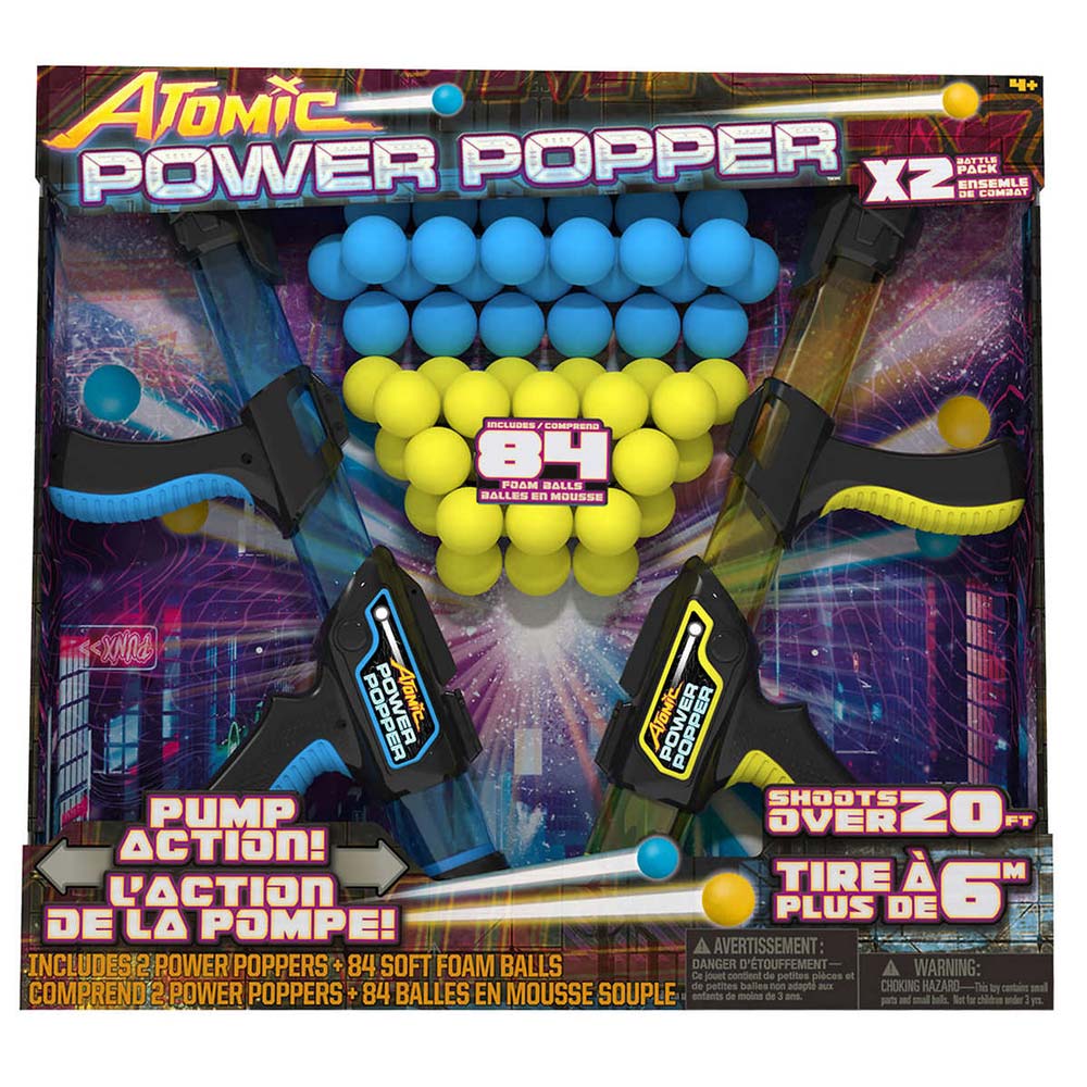 ATOMIC Atomic Popper 12 Shot Blaster Cheatwell Games 