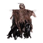 Animated GRIM REAPER With Sound and Led EYES Hanging Halloween Decoration