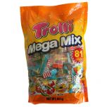 Trolli Mega Mix 81 Pieces Bag Candy Gummy Lollies