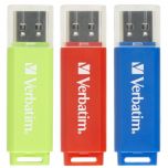 Verbatim Colour Snap 16GB USB Flash Drive 3 Pack