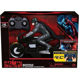 DC Comics The Batman Batcycle RC with Batman Rider | Toy Deals