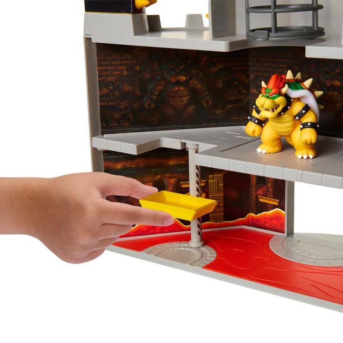Super Mario Deluxe Bowser Castle Playset With Super Mario