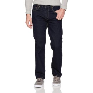 Mens Levis 505 Regular Fit Jeans Blue-36
