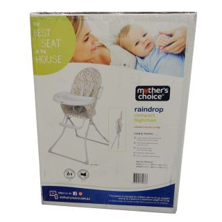 Mother's Choice Raindrop Compact Highchair