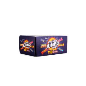 Cadbury Variety Jumbo Pack 110 Pieces 1.68kg Box