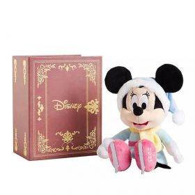 Disney Store Christmas Advert Minnie Mouse Skating Soft Toy in Box
