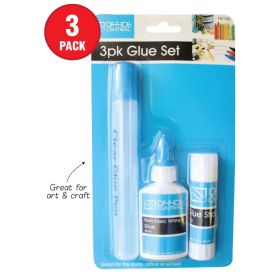 Office Central 3pk Deluxe Glue Set