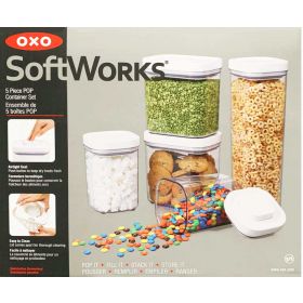 OXO Softworks 5 Piece Airtight Pop up Container Set