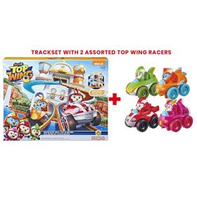 Top Wing Mission Ready Track Playset With 2 Top Wing Racers
