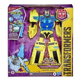 Transformers Cyberverse Battle Call Bumblebee Voice Activated Lights and Sounds