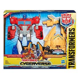 Transformers Cyberverse Spark Armor Ark Power Optimus Prime Action Figure 12 inch