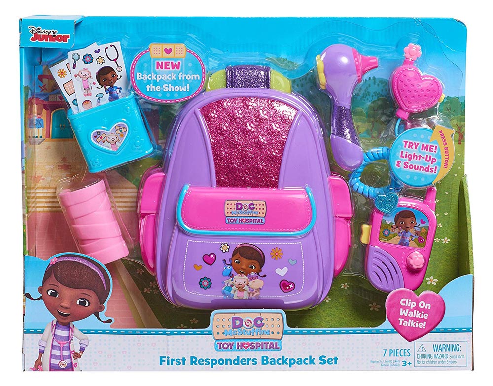 doc mcstuffins book bag