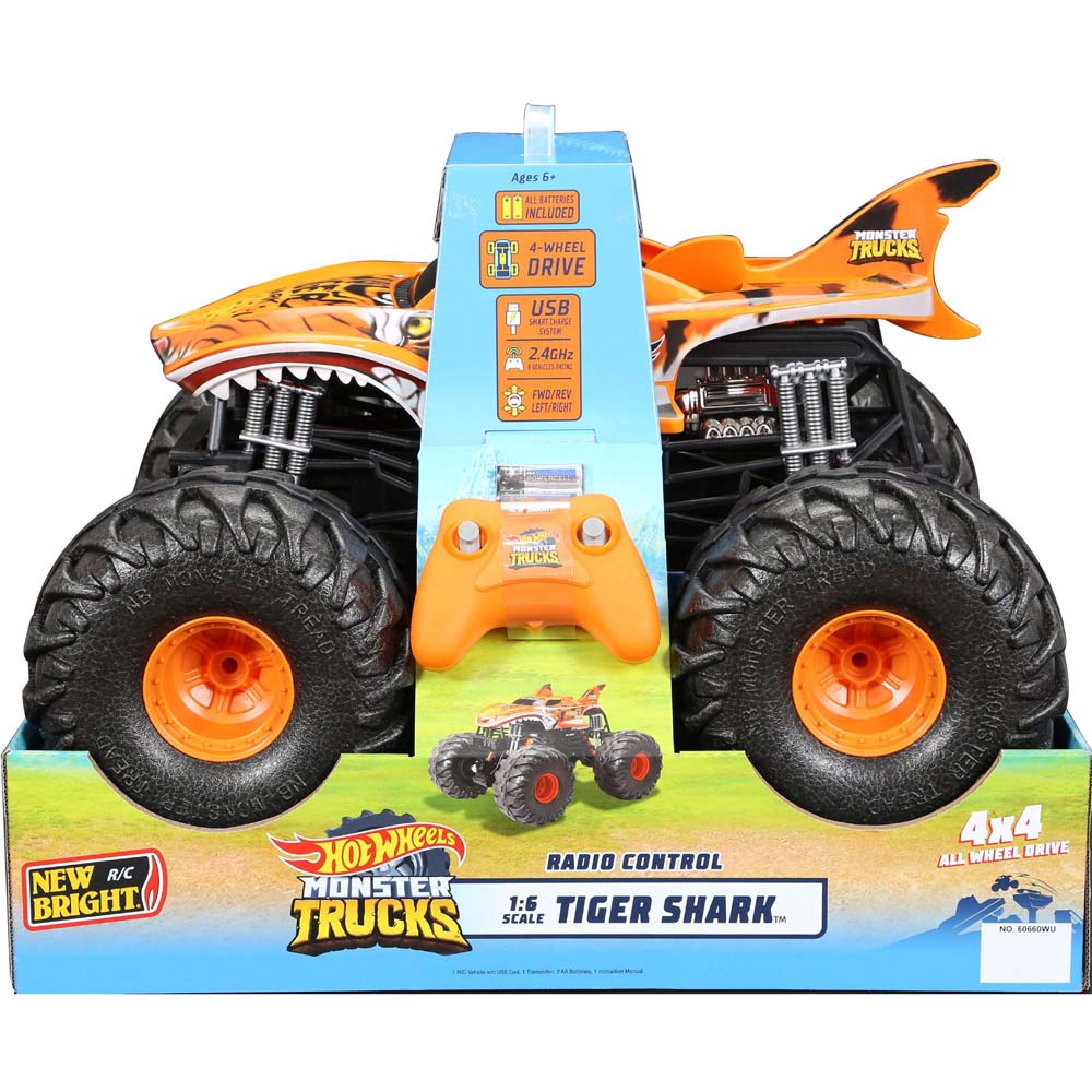 Hot wheels tiger shark monster truck 2025