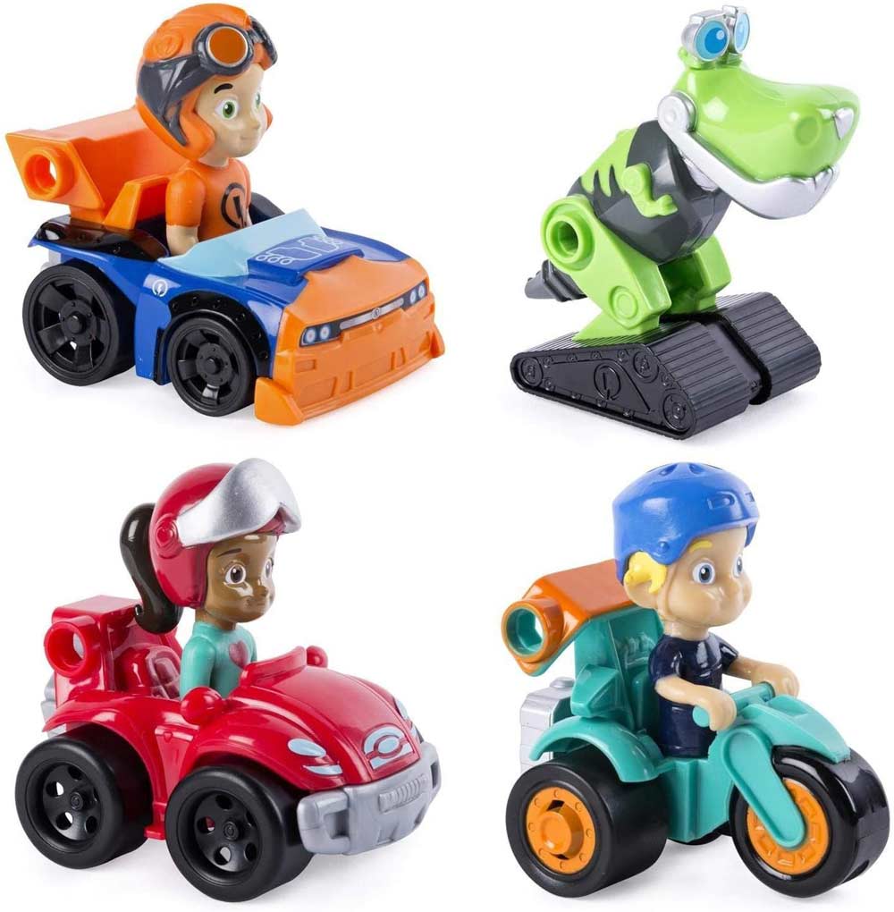 Nickelodeon Rusty Rivets Racer 4 Pack Bundle