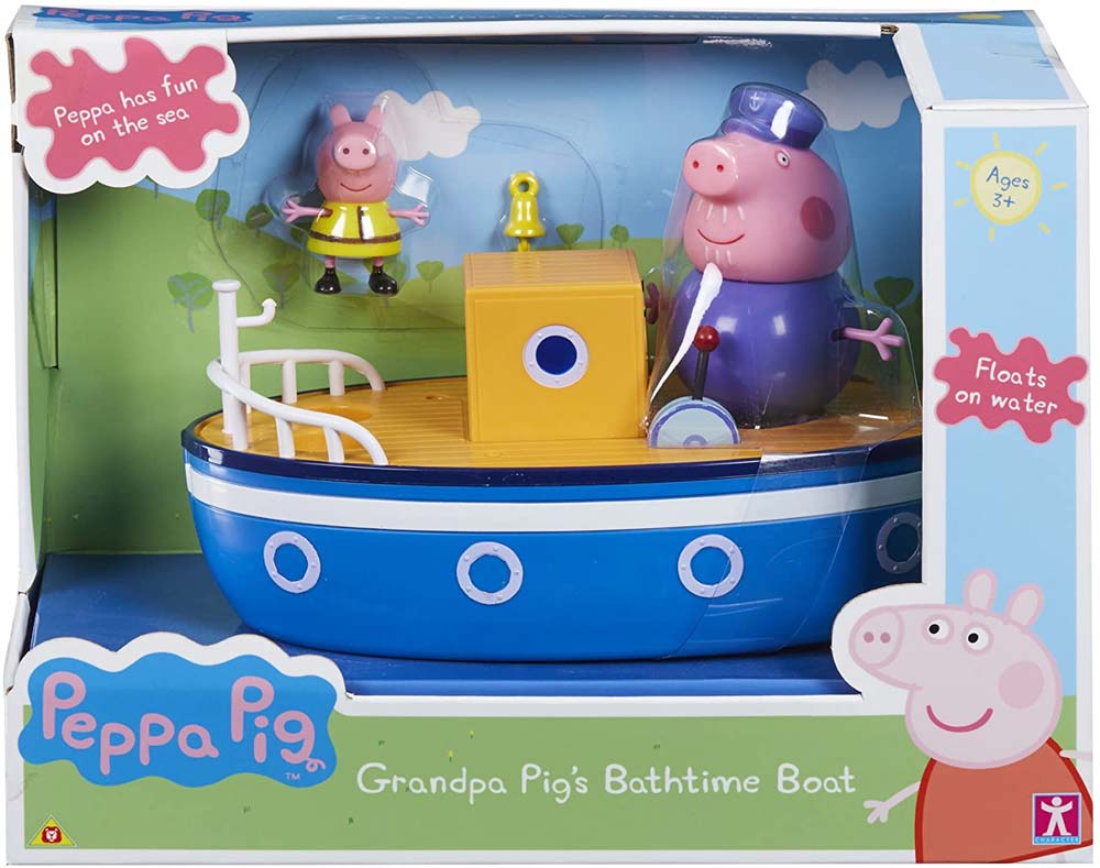 Peppa pig grandpa cheap pig's bathtime boat