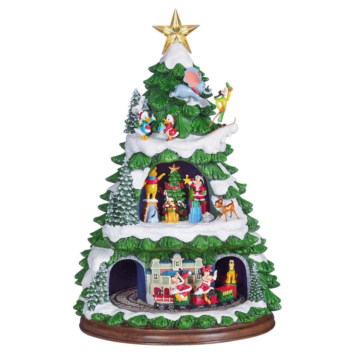 The Wonderful World Of Disney Animated Christmas Tree With Music